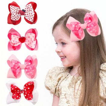 Valentine's Day Double Bow Hairpin #1824