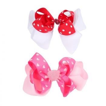 Valentine's Day Double Bow Hairpin #1824
