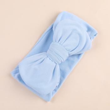 Soft Milk Silk Big Bow Baby Headband FJ2256