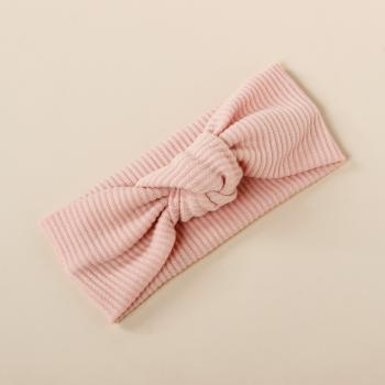 Elastic Stripe Flat Knot Baby Hair Band