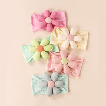 INS new girl cotton filled flower bow headband FJ2290