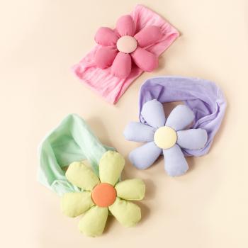 INS new girl cotton filled flower bow headband FJ2290