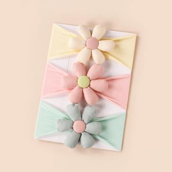 INS new girl cotton filled flower bow headband FJ2290