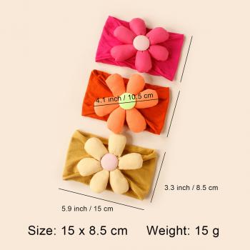 INS new girl cotton filled flower bow headband FJ2290