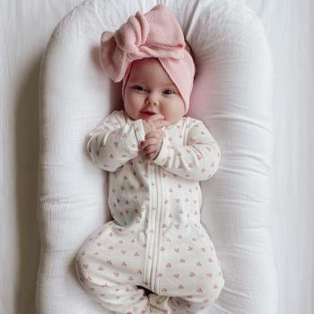 INS new knitted big bow headbands FJ2317