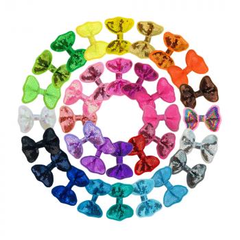 INS sequin bow flower accessories KX0147