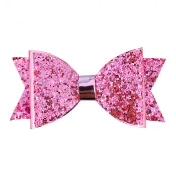 INS 10cm PU bow flower accessories KX0418