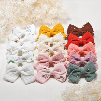 Girl hair bow clips MQ20