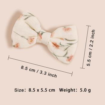 Cotton Bow Clip FJ045